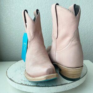 Lane EMMA JANE Womens Cowboy Bootie 8 Western Pink Cowgirl Short Ankle Boots